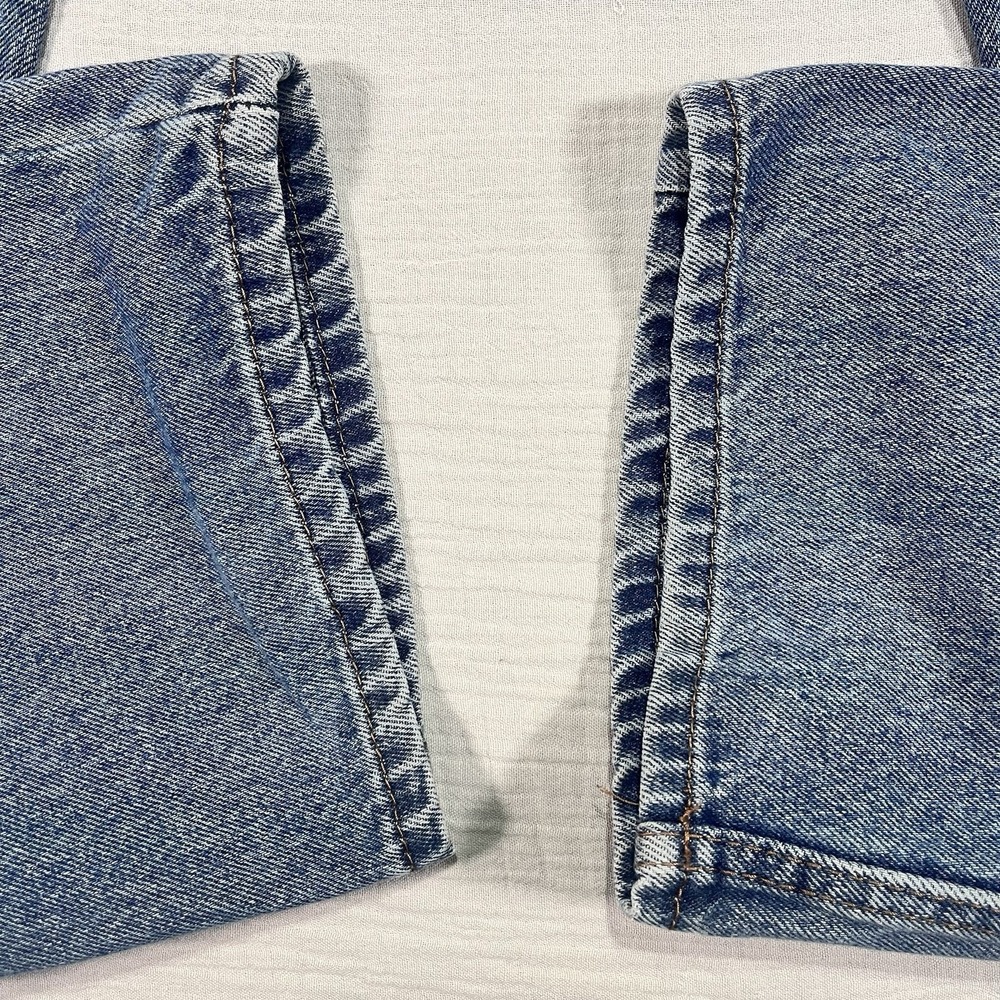 Y2K Urban Pipeline Jeans 34x34 (32x33) Men 2000s 00s Baggy Wide Relaxed Straight - Picture 9 of 13
